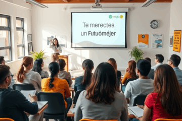 Imagen que representa la transformación personal a través del curso 'Te Mereces un Futuro Mejor'.