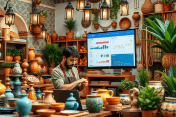 Imagen de artesanos creando piezas únicas para su venta en línea