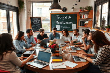 Imagen de una clase de diseño avanzada enfocada en técnicas de monetización para freelancers