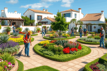 Imagen de un proyecto de paisajismo comercial exitoso