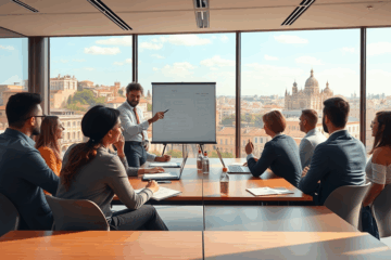 Imagen destacada de la Masterclass en Contabilidad Corporativa mostrando a profesionales aprendiendo estrategias rentables.