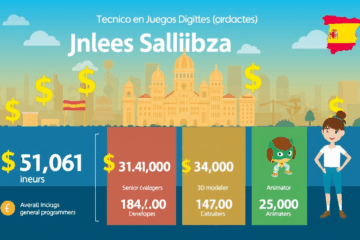 Imagen de estudiantes en el curso Técnico en Juegos Digitales explorando salarios potenciales.