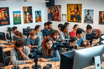Estudiantes aprendiendo en el curso Técnico en Multimedia de MultiLab Técnico