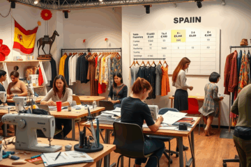 Imagen de estudiantes de moda y estilismo en FashionLab Academy explorando oportunidades salariales.
